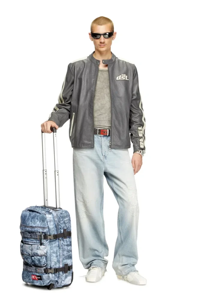 diesel transit’r s Cabin bag in trompe l’oeil denim diesel transit’r s Cabin bag in trompe l’oeil denim