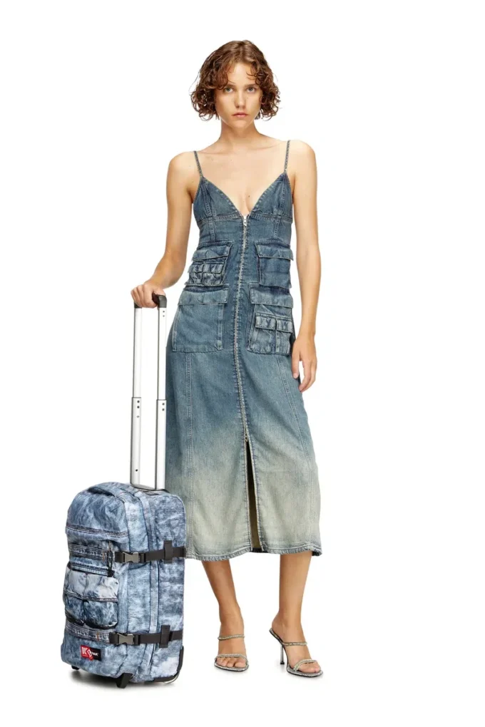 diesel transit’r s Cabin bag in trompe l’oeil denim diesel transit’r s Cabin bag in trompe l’oeil denim
