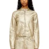 dile_luna jacket Moto jacket in distressed metallic denim dile_luna jacket Moto jacket in distressed metallic denim