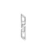 dl1348040 sterling silver jewel D Logo Sterling Silver Drop Earring