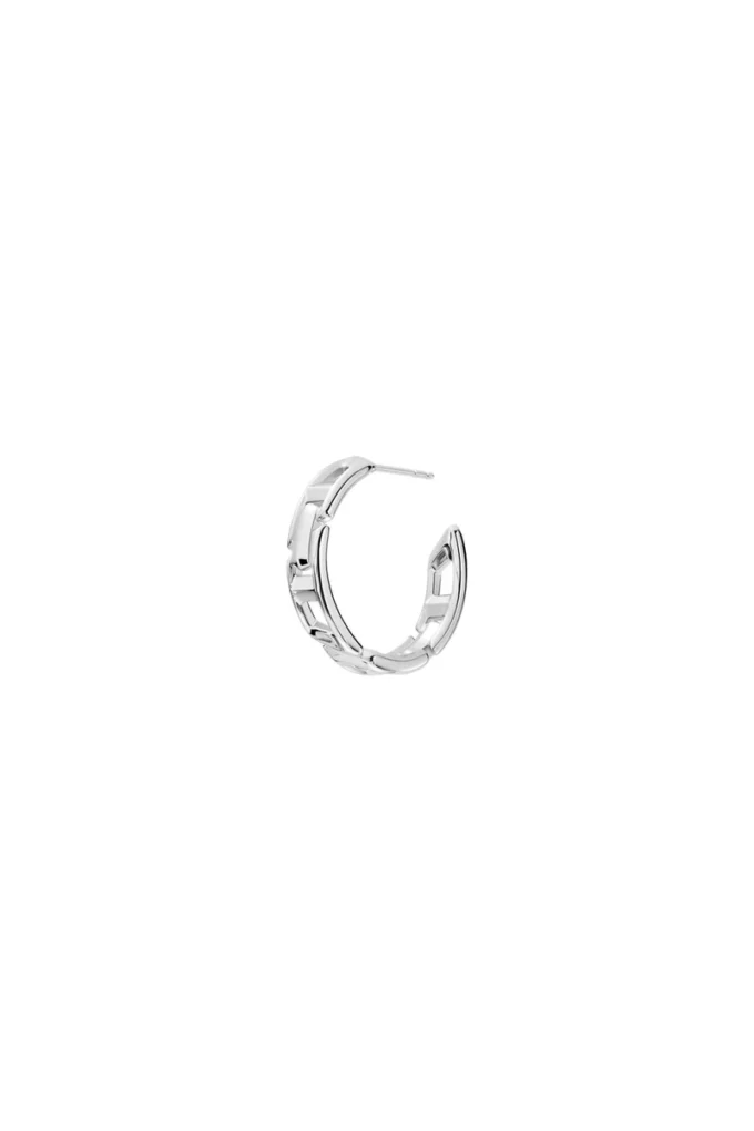 dl1361040 sterling silver jewel Sterling silver hoop earring dl1361040 sterling silver jewel Sterling silver hoop earring