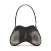 double-d shoulder Double-D-Rigid shoulder bag in brushed PU double-d shoulder Double-D-Rigid shoulder bag in brushed PU