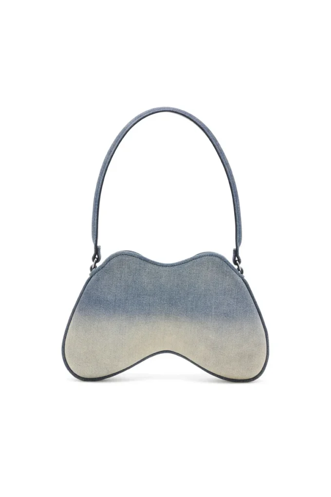 double-d shoulder Double-D-Shoulder bag in solarised denim double-d shoulder Double-D-Shoulder bag in solarised denim