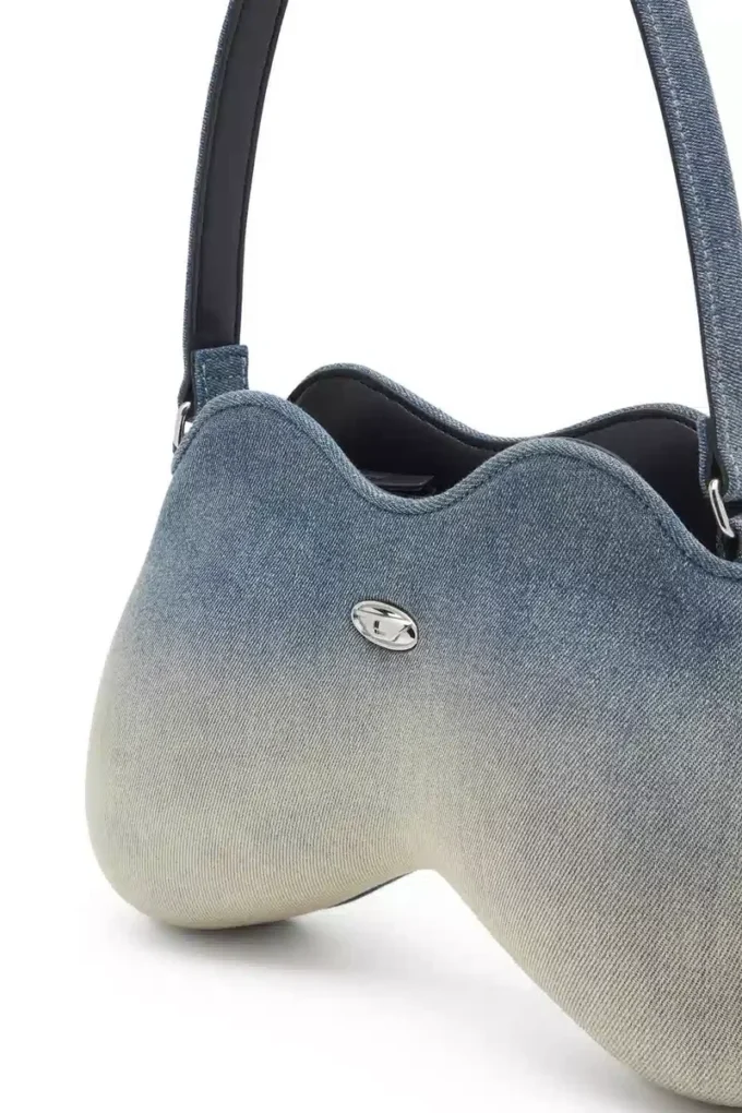 double-d shoulder Double-D-Shoulder bag in solarised denim double-d shoulder Double-D-Shoulder bag in solarised denim