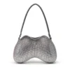 double-d shoulder Double-D-Shoulder bag with all-over crystals double-d shoulder Double-D-Shoulder bag with all-over crystals