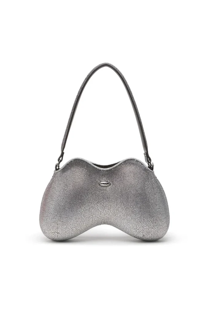 double-d shoulder Double-D-Shoulder bag with all-over crystals double-d shoulder Double-D-Shoulder bag with all-over crystals