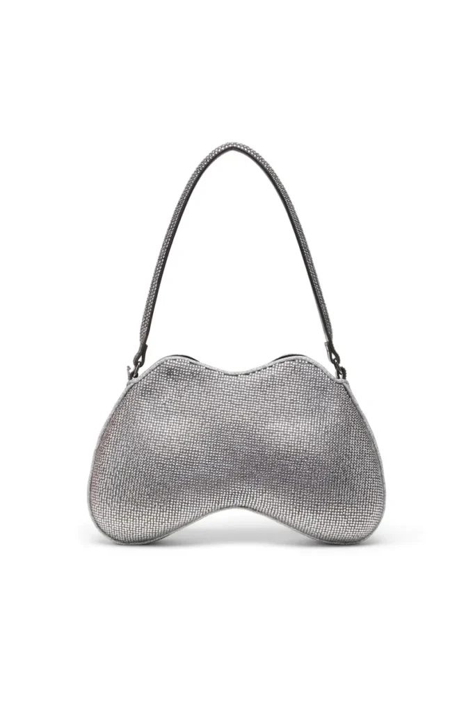 double-d shoulder Double-D-Shoulder bag with all-over crystals double-d shoulder Double-D-Shoulder bag with all-over crystals