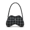 double-d shoulder Double-D-Shoulder bag with houndstooth motif double-d shoulder Double-D-Shoulder bag with houndstooth motif