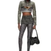 double-d shoulder Double-D-Shoulder bag with houndstooth motif double-d shoulder Double-D-Shoulder bag with houndstooth motif
