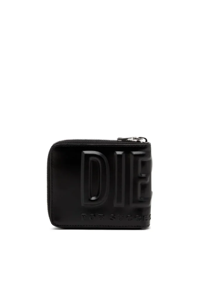dsl 3d- bi fold coin zip xs Leather zip wallet with embossed logo dsl 3d- bi fold coin zip xs Leather zip wallet with embossed logo