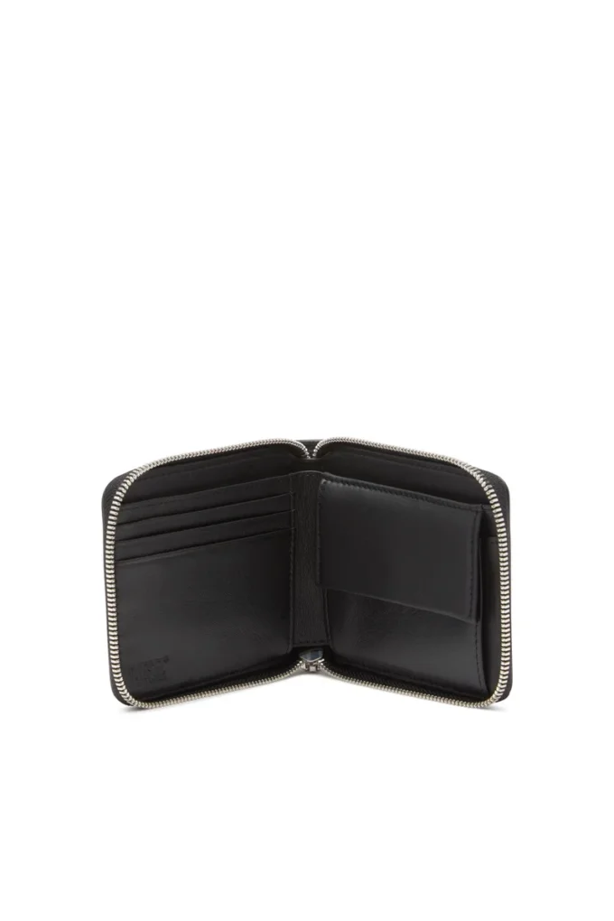 dsl 3d- bi fold coin zip xs Leather zip wallet with embossed logo dsl 3d- bi fold coin zip xs Leather zip wallet with embossed logo