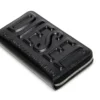 dsl 3d -continental zip l Long zip wallet in logo-embossed leather dsl 3d -continental zip l Long zip wallet in logo-embossed leather
