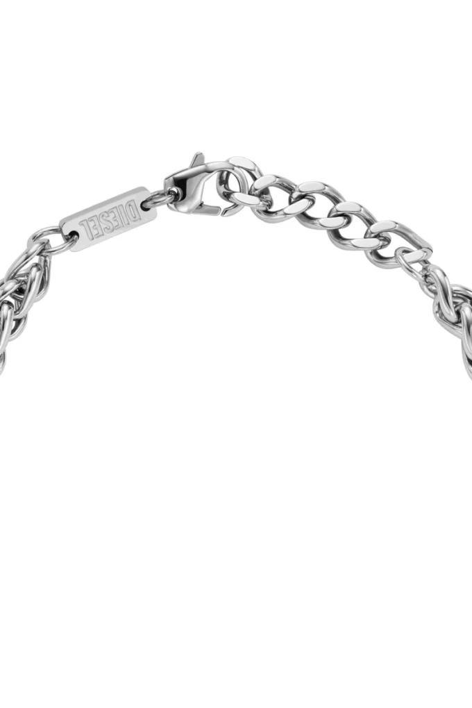 dx1445 Red enamel and stainless steel chain bracelet dx1445 Red enamel and stainless steel chain bracelet