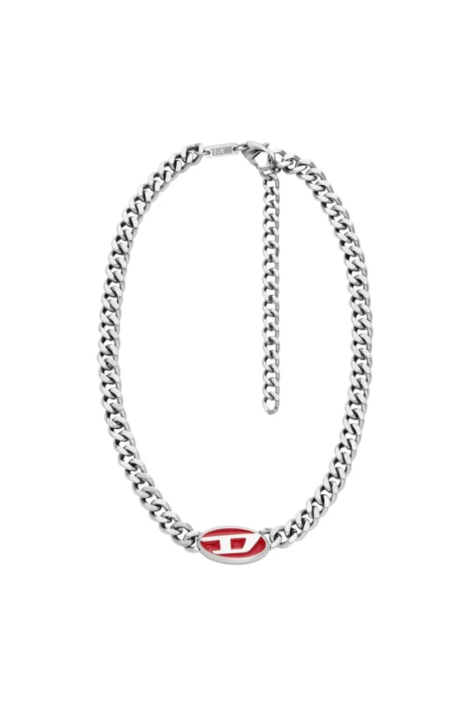 dx1446 Red enamel chain necklace dx1446 Red enamel chain necklace