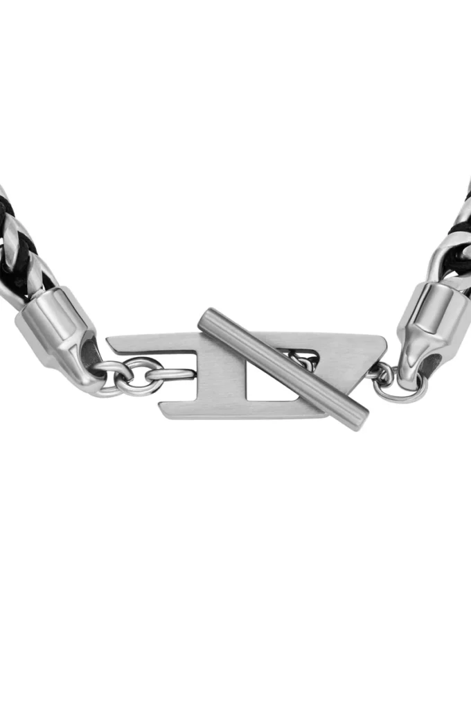 dx1540040 Stainless Steel Woven Chain Bracelet