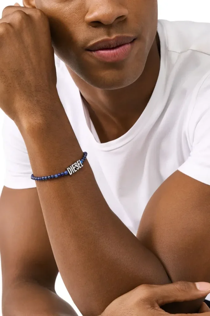 dx1544040 jewel Blue Agate Beaded Bracelet dx1544040 jewel Blue Agate Beaded Bracelet