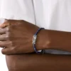 dx1544040 jewel Blue Agate Beaded Bracelet dx1544040 jewel Blue Agate Beaded Bracelet
