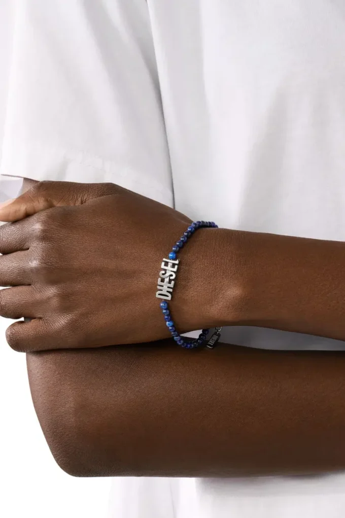 dx1544040 jewel Blue Agate Beaded Bracelet dx1544040 jewel Blue Agate Beaded Bracelet