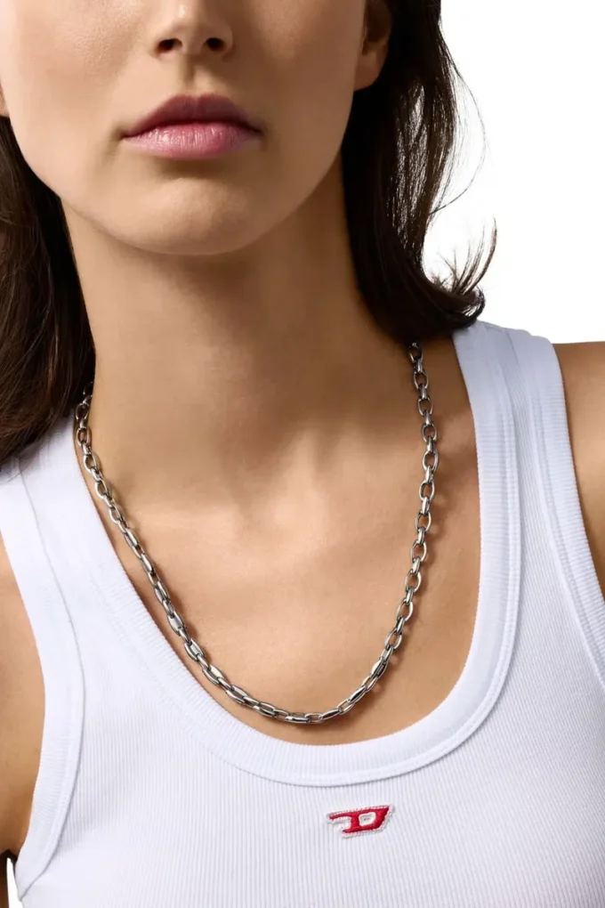 dx1582040 jewel Stainless Steel Chain Necklace dx1582040 jewel Stainless Steel Chain Necklace