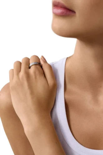 dx1591040 jewel Stainless Steel Band Ring