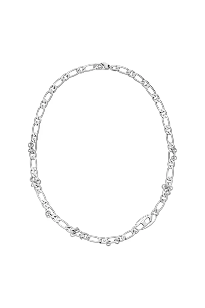 dx1600040 Stainless Steel and Brass Chain Necklace dx1600040 Stainless Steel and Brass Chain Necklace