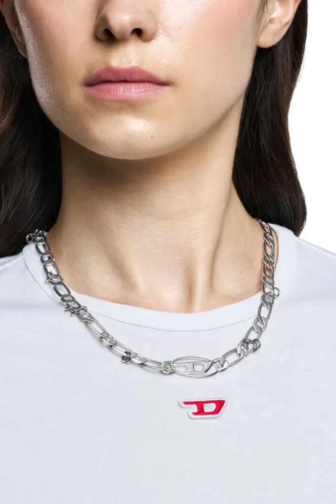 dx1600040 Stainless Steel and Brass Chain Necklace dx1600040 Stainless Steel and Brass Chain Necklace