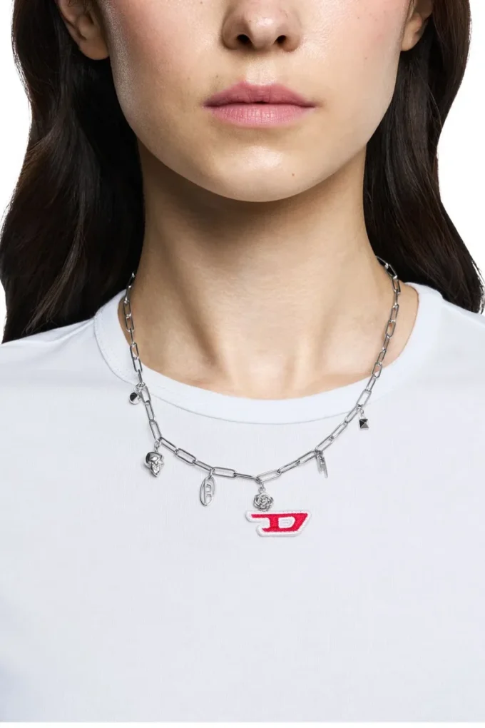 dx1605040 Stainless Steel Charm Necklace dx1605040 Stainless Steel Charm Necklace
