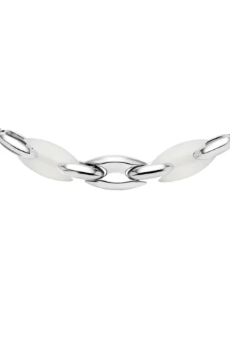 dx1616040 Stainless Steel and Silicone Metamorph Chain Necklace