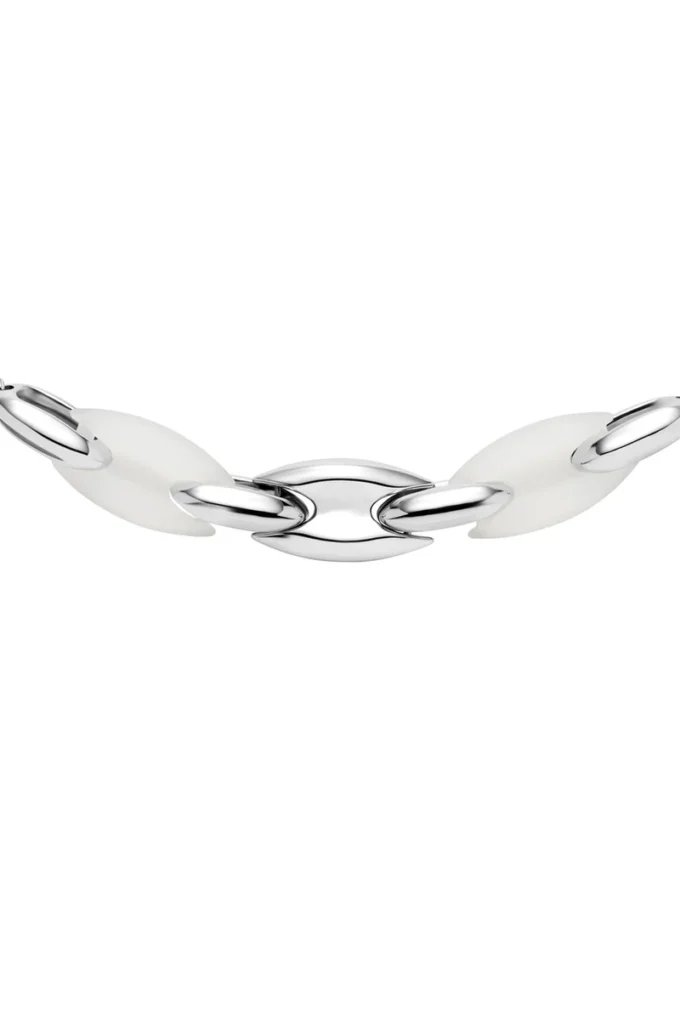 dx1616040 Stainless Steel and Silicone Metamorph Chain Necklace