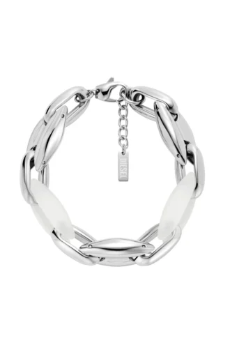 dx1617040 Stainless Steel and Silicone Metamorph Chain Bracelet
