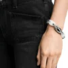 dx1617040 Stainless Steel and Silicone Metamorph Chain Bracelet