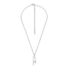 dx1625040 jewellery Stainless steel d logo pendant necklace dx1625040 jewellery Stainless steel d logo pendant necklace