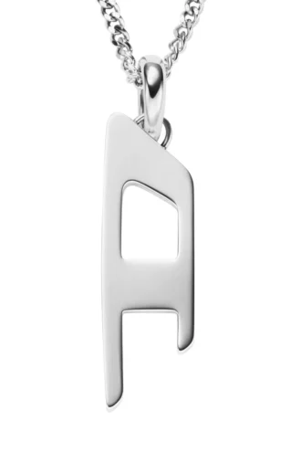 dx1625040 jewellery Stainless steel d logo pendant necklace dx1625040 jewellery Stainless steel d logo pendant necklace
