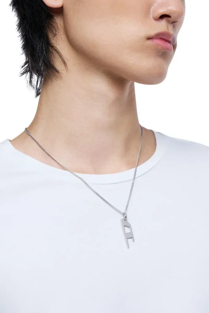 dx1625040 jewellery Stainless steel d logo pendant necklace dx1625040 jewellery Stainless steel d logo pendant necklace