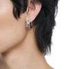 dx1628040 jewellery Stainless steel glitz hoop earring dx1628040 jewellery Stainless steel glitz hoop earring