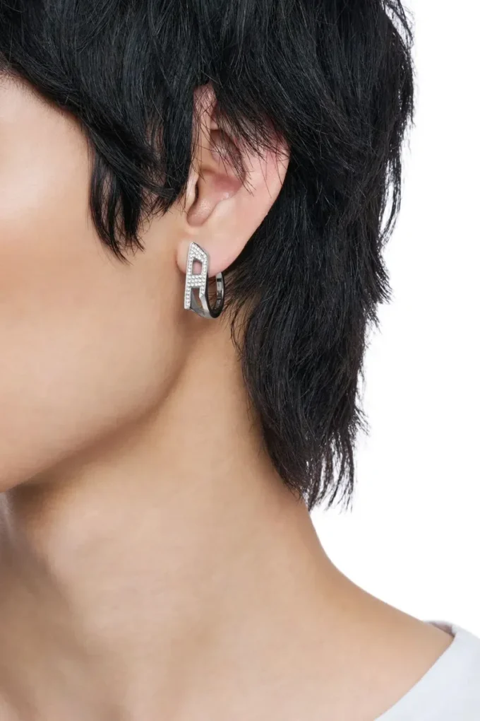 dx1628040 jewellery Stainless steel glitz hoop earring dx1628040 jewellery Stainless steel glitz hoop earring