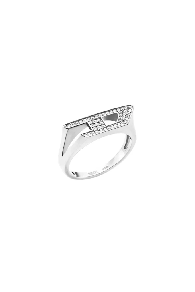 dx1629040 jewellery Stainless steel glitz signet ring dx1629040 jewellery Stainless steel glitz signet ring
