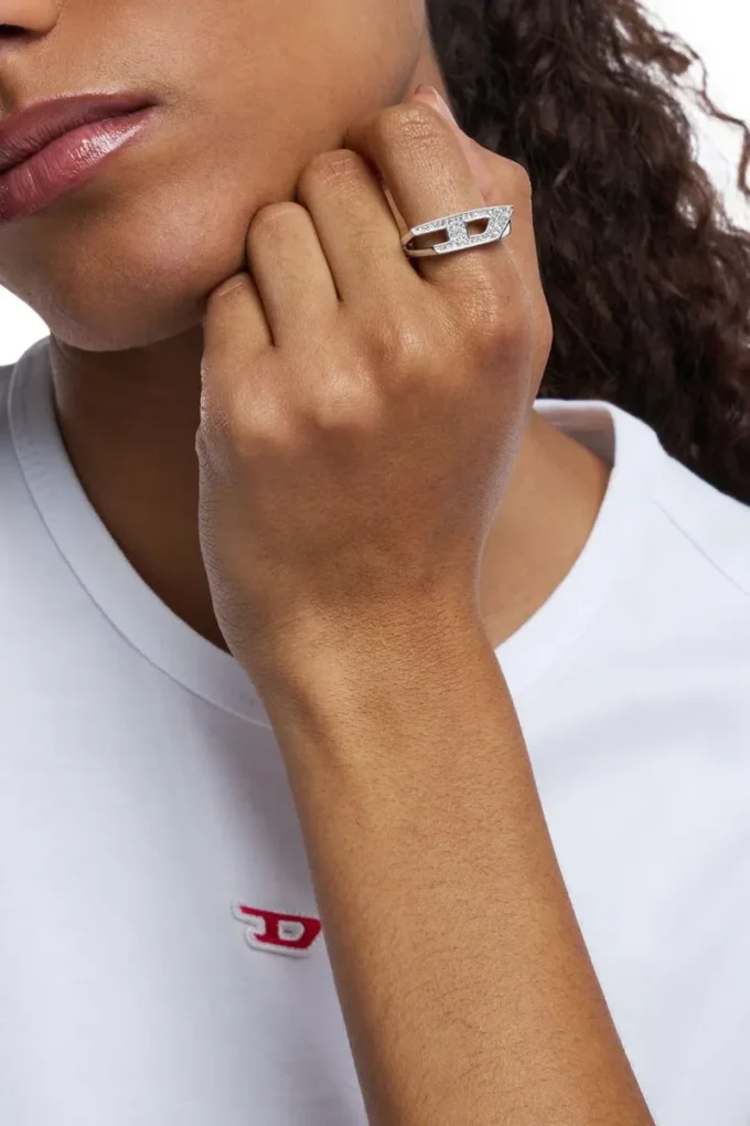 dx1629040 jewellery Stainless steel glitz signet ring dx1629040 jewellery Stainless steel glitz signet ring