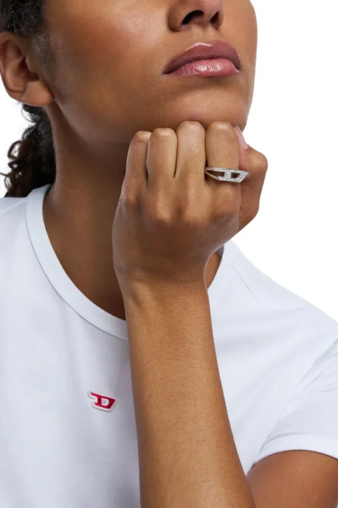 dx1629040 jewellery Stainless steel glitz signet ring dx1629040 jewellery Stainless steel glitz signet ring