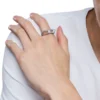 dx1629040 jewellery Stainless steel glitz signet ring dx1629040 jewellery Stainless steel glitz signet ring