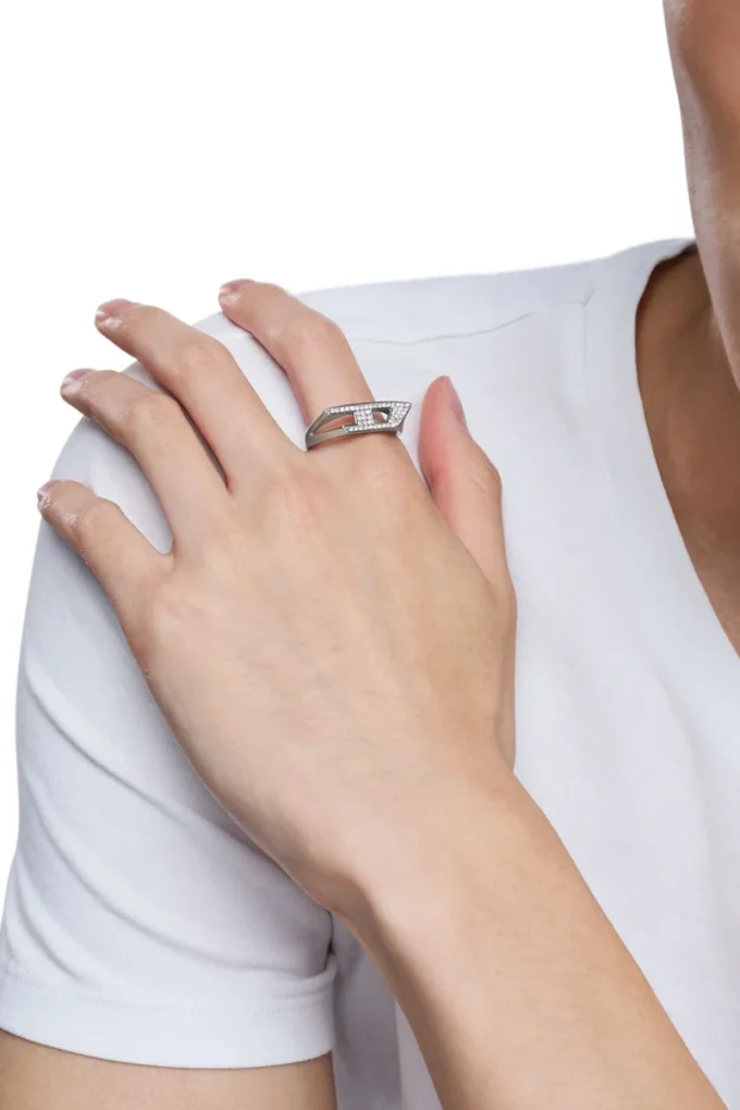 dx1629040 jewellery Stainless steel glitz signet ring dx1629040 jewellery Stainless steel glitz signet ring