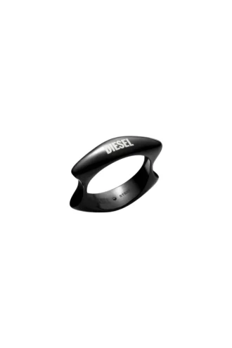 dx1632001 jewellery Black stainless steel band ring dx1632001 jewellery Black stainless steel band ring