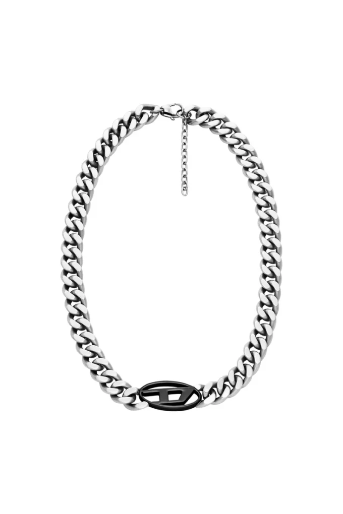 dx1635931 jewellery Two-tone stainless steel chain necklace dx1635931 jewellery Two-tone stainless steel chain necklace