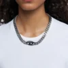 dx1635931 jewellery Two-tone stainless steel chain necklace dx1635931 jewellery Two-tone stainless steel chain necklace