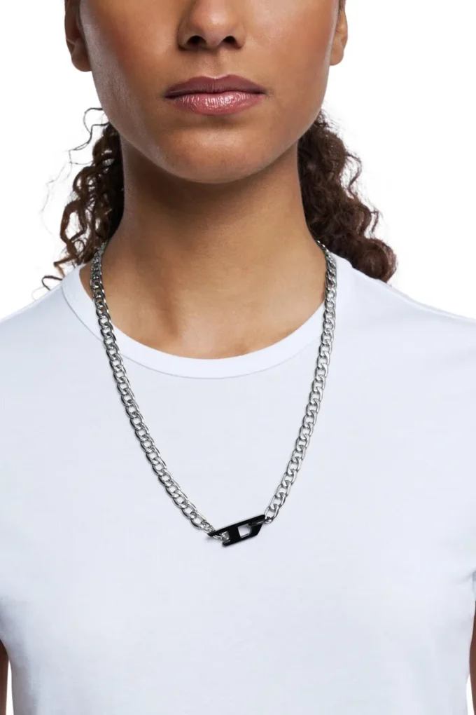 dx1636931 jewellery Two-tone stainless steel chain necklace dx1636931 jewellery Two-tone stainless steel chain necklace