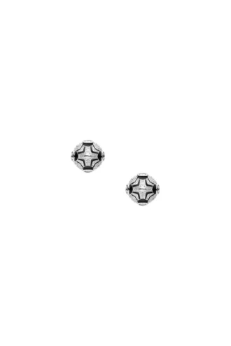 dx1657931 jewellery Two-tone brass stud earrings dx1657931 jewellery Two-tone brass stud earrings