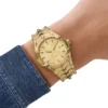 dz2186 Vert Three-Hand Date Gold-Tone Stainless Steel Watch dz2186 Vert Three-Hand Date Gold-Tone Stainless Steel Watch