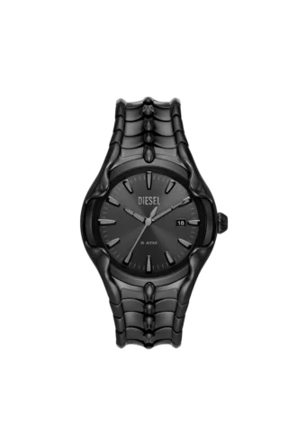 dz2187 Vert Three-Hand Date Black Stainless Steel Watch