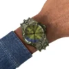 dz2221 watch Vert Three-Hand Date Green Stainless Steel Watch dz2221 watch Vert Three-Hand Date Green Stainless Steel Watch