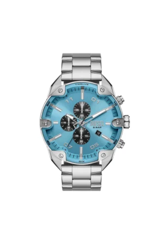 dz4655 Spiked chronograph stainless steel watch